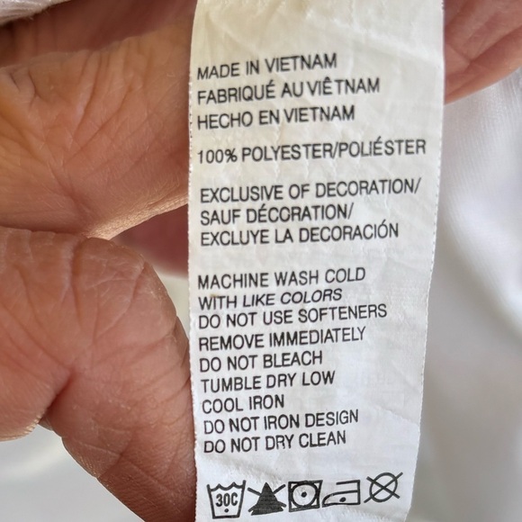 Izod Golf Shirt Size XL Short Sleeve Collared White Blue Gray Yellow Colorblock - Picture 5 of 8